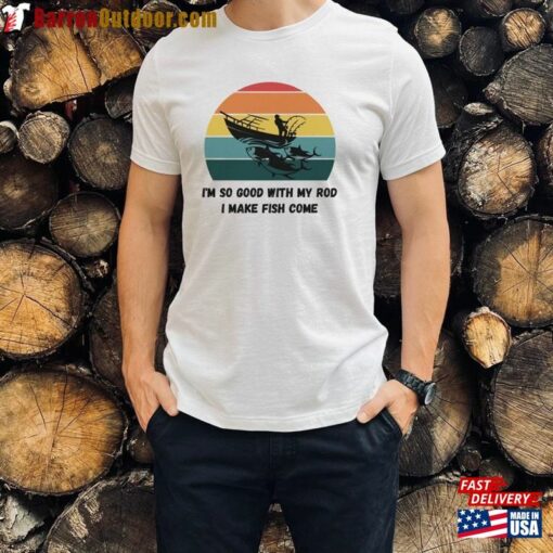 Gift For Fisherman Shirt Men’s Fishing Funny Joke Gifts Him T-Shirt Father Classic Unisex