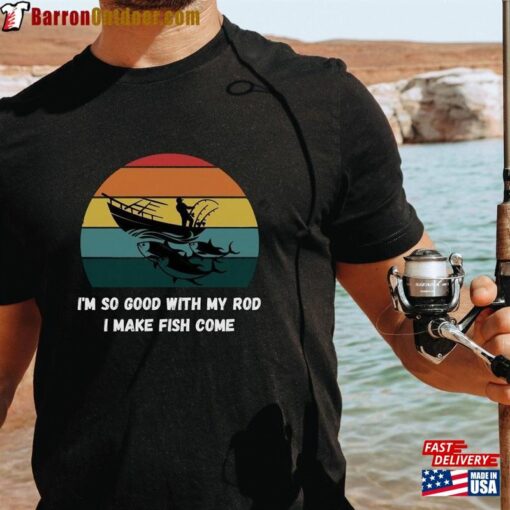 Gift For Fisherman Shirt Men’s Fishing Funny Joke Gifts Him T-Shirt Father Classic Unisex