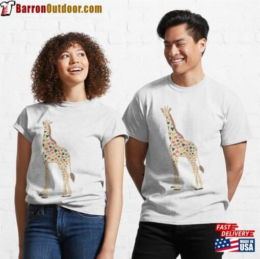 Giraffe Love Classic T-Shirt Unisex Hoodie