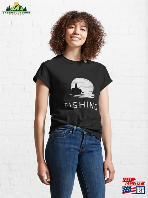 Happiness Is A Day Spent Fishing Classic T-Shirt Sweatshirt