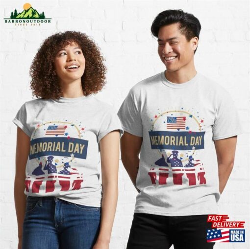 Happy Memorial Day May 29 Classic T-Shirt Unisex