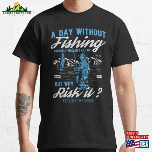 I Love Fishing Im Always Wishing Was Classic T-Shirt Sweatshirt