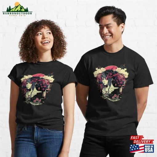 Japanese Retro Girl Classic T-Shirt Unisex