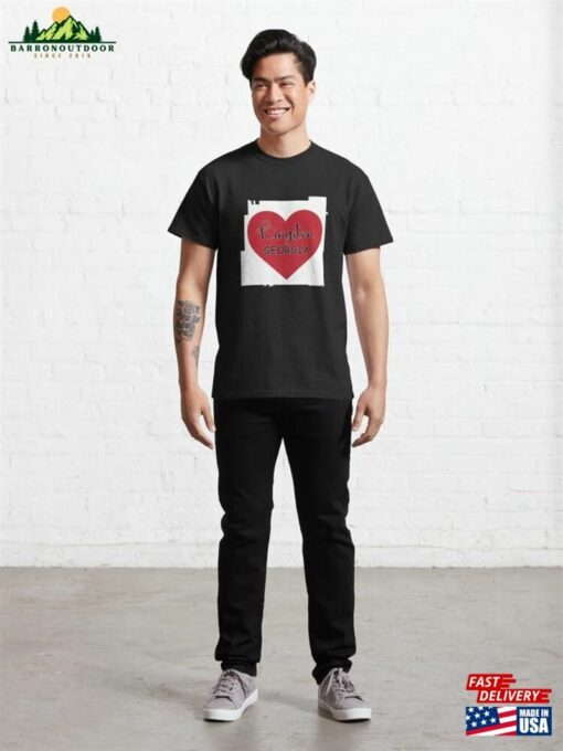 Kingston Georgia Heart In Outline Classic T-Shirt