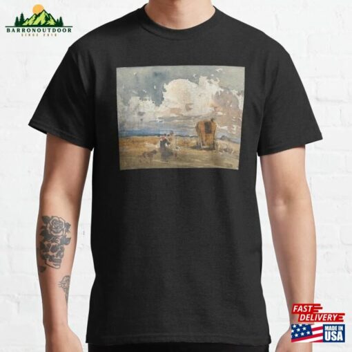 Landscape With Gypsies And Wagon Classic T-Shirt Sweatshirt