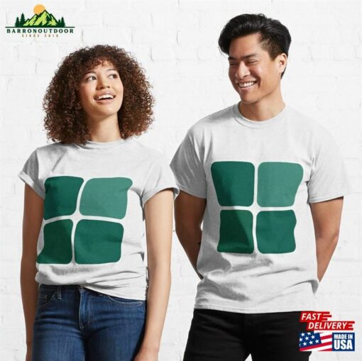 Large Green Tiles Classic T-Shirt Sweatshirt