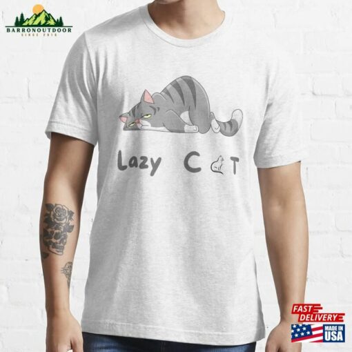 Lazy Cat Essential T-Shirt Hoodie