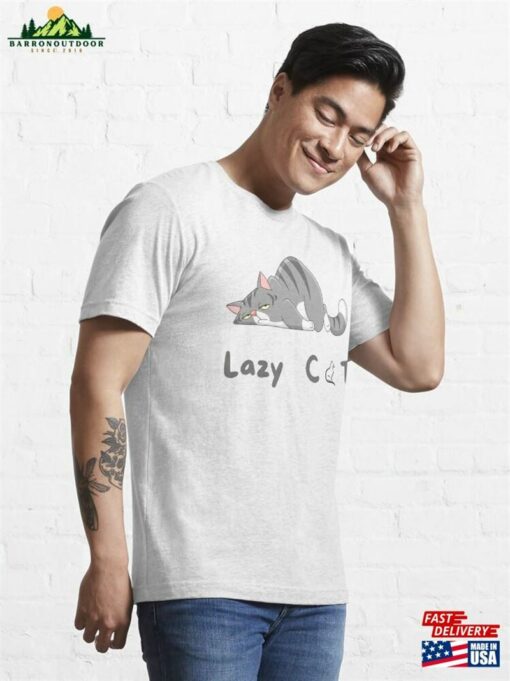 Lazy Cat Essential T-Shirt Hoodie