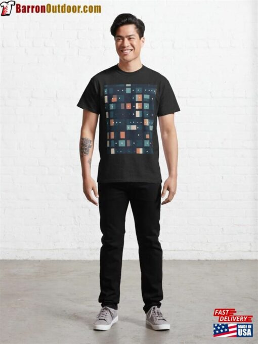 Limitless Realm Abstract Universe Seamless Pattern Classic T-Shirt