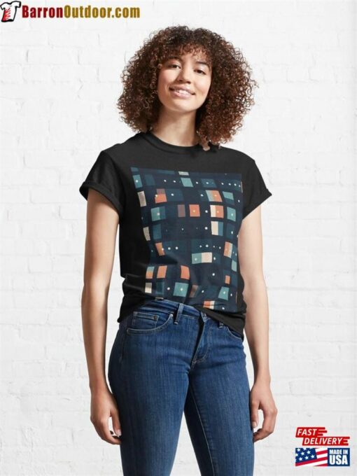 Limitless Realm Abstract Universe Seamless Pattern Classic T-Shirt