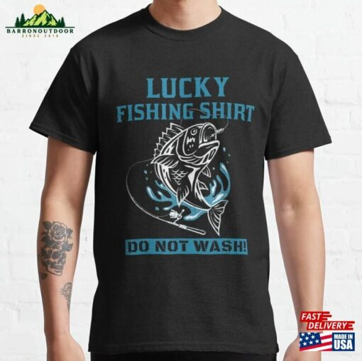 Lucky Fishing Dad Mens Classic T-Shirt Sweatshirt Hoodie