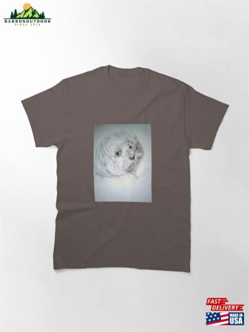 Maltese Dog Art Classic T-Shirt Unisex