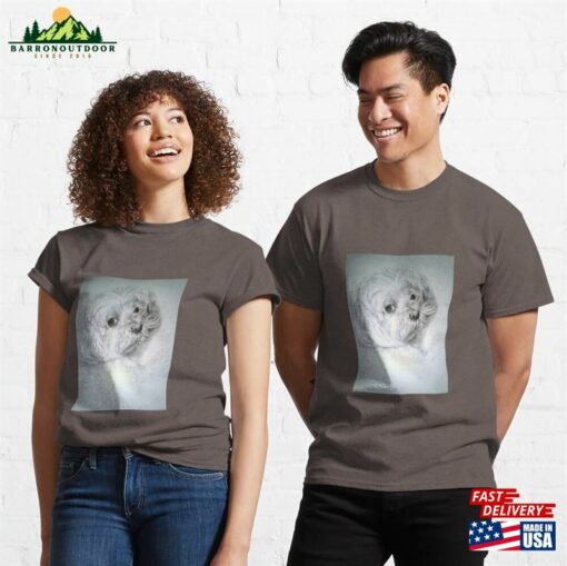 Maltese Dog Art Classic T-Shirt Unisex