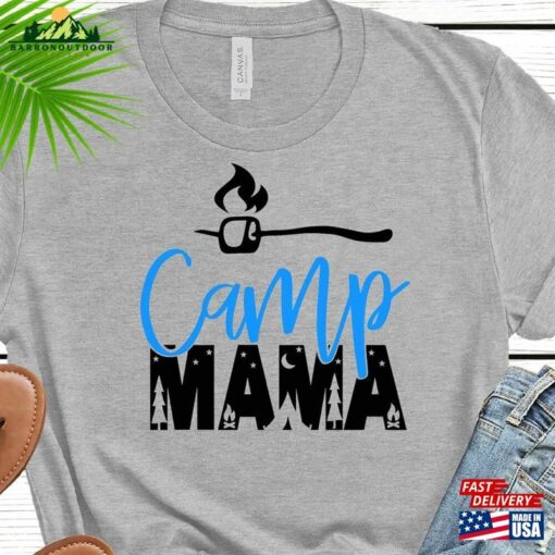 Mama Camp Shirt Happy Camper Camping Unisex T-Shirt