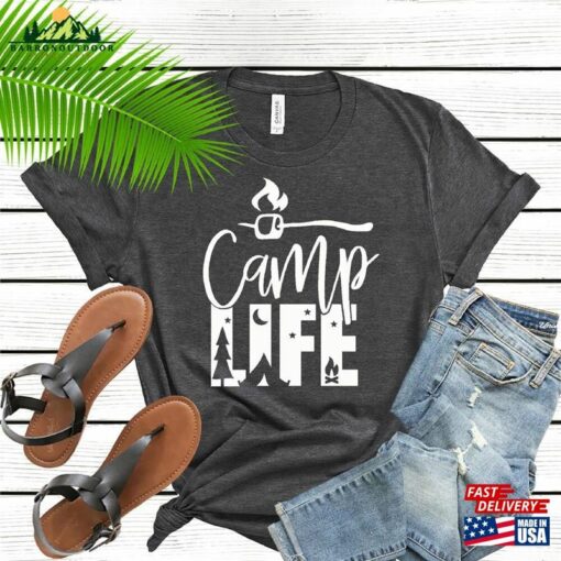 Mama Camp Shirt Happy Camper Camping Unisex T-Shirt