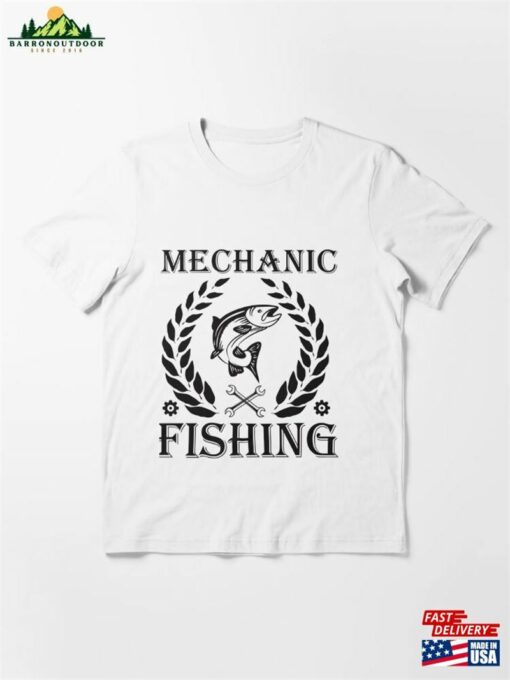 Mechanic Fishing Funny Cute For Men And Women Essential T-Shirt Classic