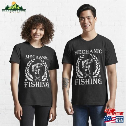 Mechanic Fishing Funny Cute For Men And Women Essential T-Shirt Classic