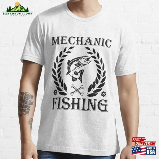 Mechanic Fishing Funny Cute For Men And Women Essential T-Shirt Classic Hoodie