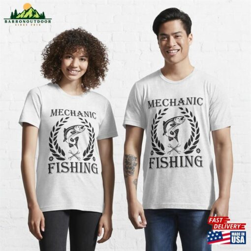 Mechanic Fishing Funny Cute For Men And Women Essential T-Shirt Classic Hoodie