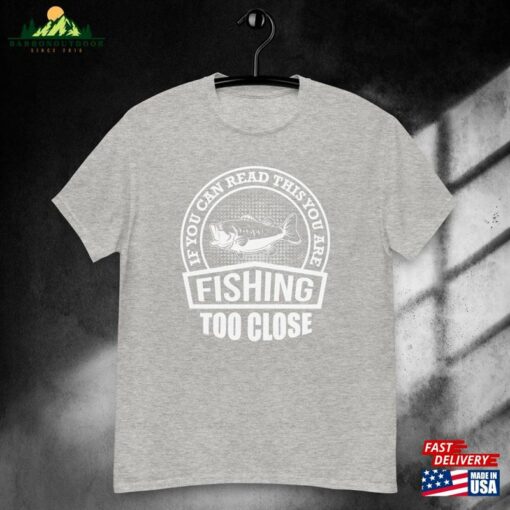 Mens Fishing Shirt Funny Printed On Back Unisex Sweatshirt