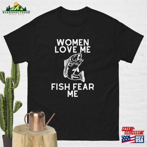 Mens Fishing T-Shirt And Hunting Decor Classic