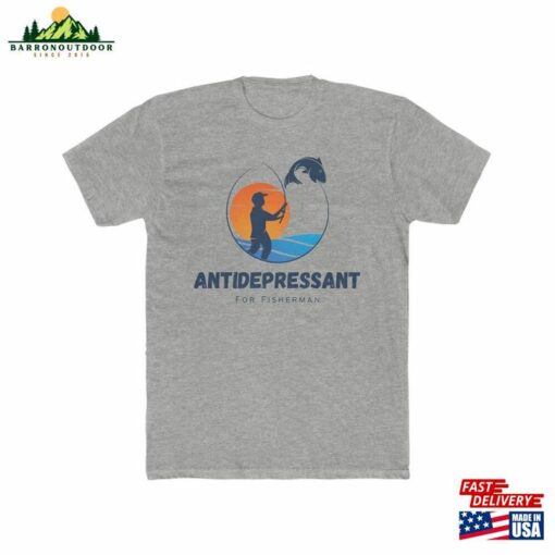 Men’s Fishing Tee Antidepressant T-Shirt Classic Sweatshirt