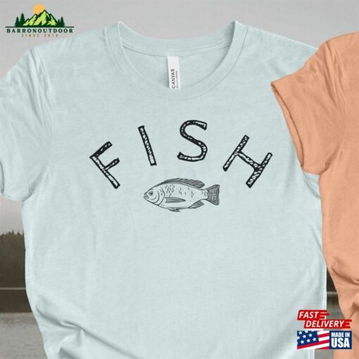 Men’s Shirt Fishing Women T Unisex Classic