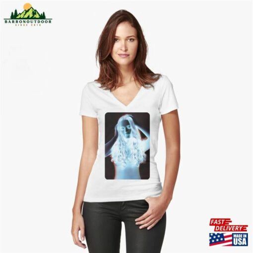 Negative Impressions Image Fitted V Neck T-Shirt Unisex