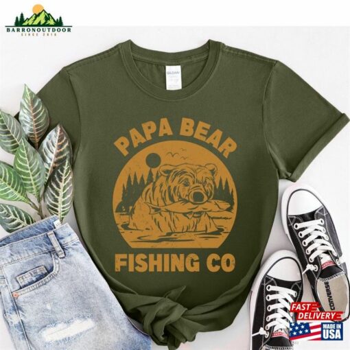 Papa Bear Fishing Co Shirt Hoodie Sweatshirt