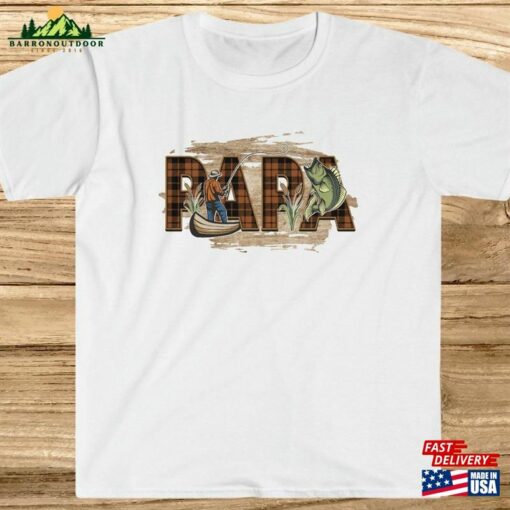 Papa Fishing Shirt Dad Gift For Father’s Day Sizes Sweatshirt Unisex