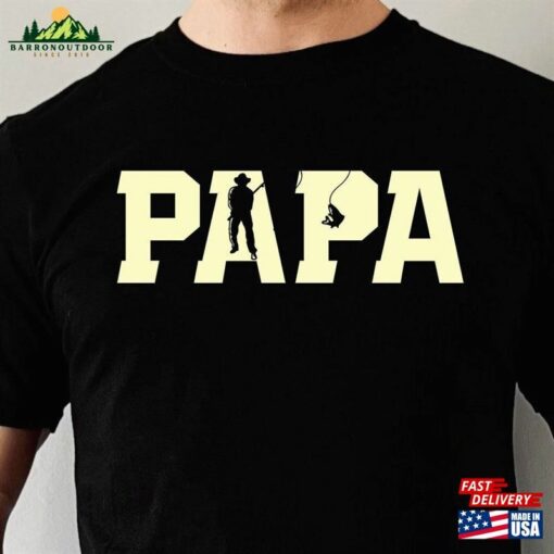 Papa Fishing Shirt Unisex Hoodie