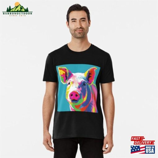 Piggy Of Pop Art Nr 3 Premium T-Shirt Classic Hoodie