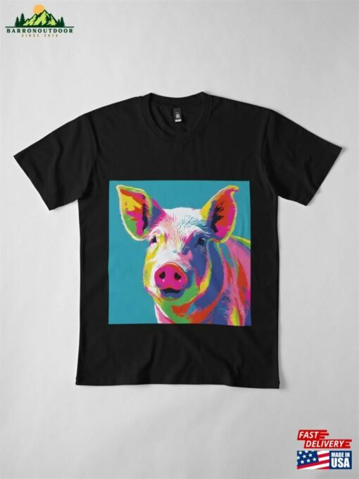 Piggy Of Pop Art Nr 3 Premium T-Shirt Classic Hoodie