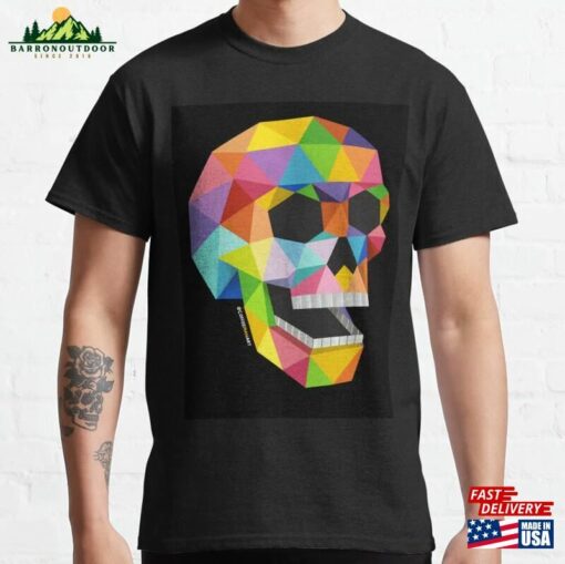 Polygon Skull Classic T-Shirt Hoodie Sweatshirt