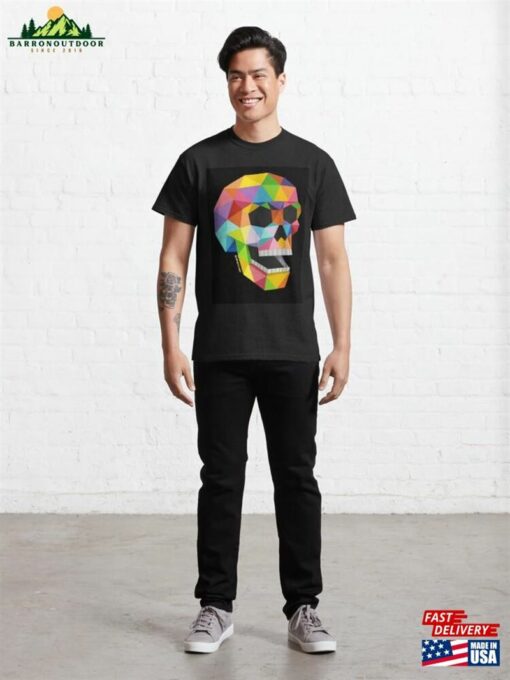 Polygon Skull Classic T-Shirt Hoodie Sweatshirt