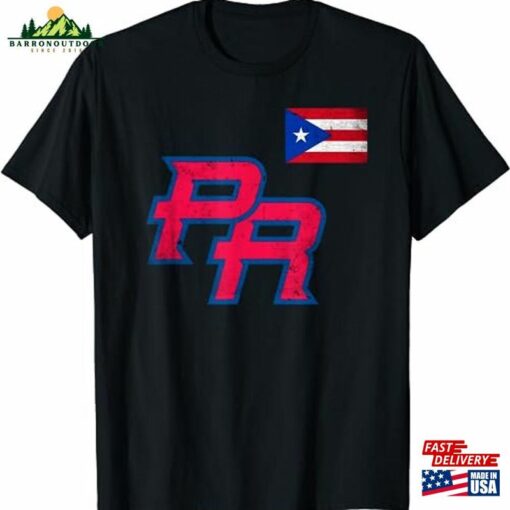 Puerto Rico 2023 Baseball Flag Pride Red Boricua T-Shirt Sweatshirt Hoodie Unisex