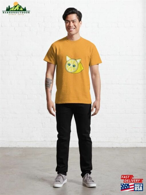 Quirky Cat Fruit Lemeown Classic T-Shirt Unisex Sweatshirt