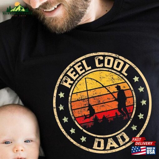 Reel Cool Dad Shirt Fishing Fisherman T-Shirt Classic