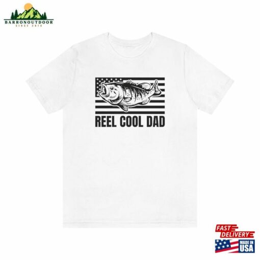 Reel Cool Dad Shirt Funny Fishing Father Sweatshirt T-Shirt