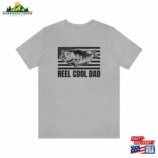 Reel Cool Dad Shirt Funny Fishing Father Sweatshirt T-Shirt