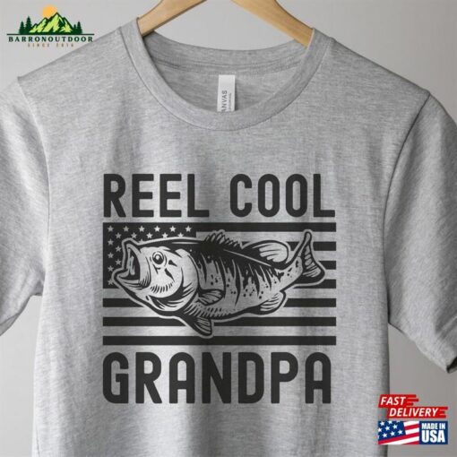 Reel Cool Grandpa Shirt Fisherman Gift Fishing Sweatshirt Hoodie