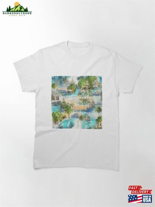 Resort Town Pool Sea Classic Sweatshirt