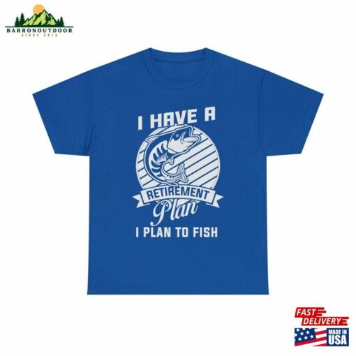 Retirement Fishing Cotton Tee Classic Unisex