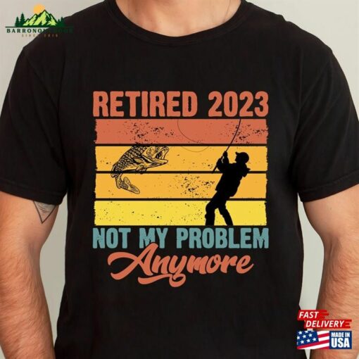 Retro Retirement Fishing Shirt Funny Fisherman T-Shirt Retired Plan Tee Hoodie