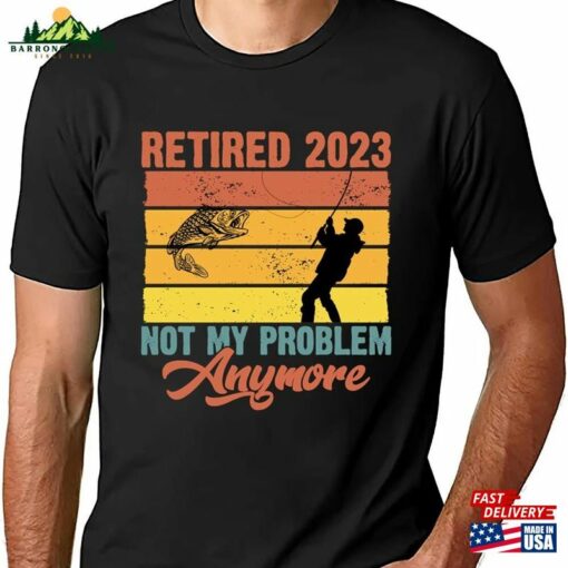 Retro Retirement Fishing Shirt Funny Fisherman T-Shirt Retired Plan Tee Hoodie