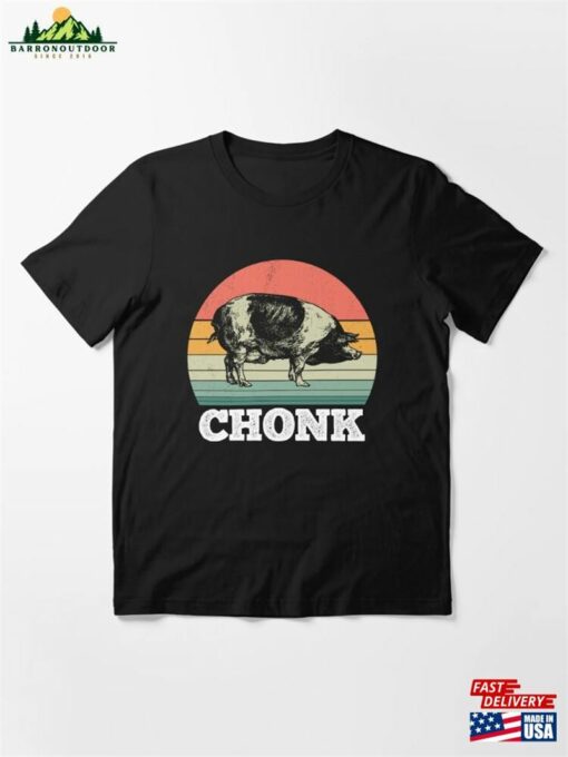 Retro Vintage Chonk Pig Fat Farmer T-Shirt Unisex