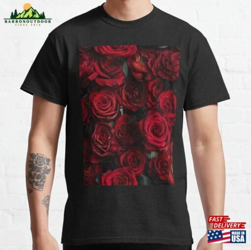 Roses Art Flower Design Classic T-Shirt Hoodie