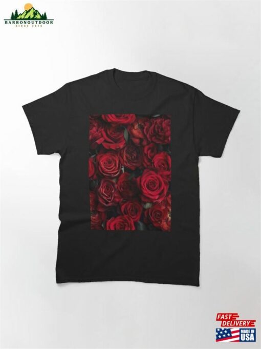 Roses Art Flower Design Classic T-Shirt Hoodie