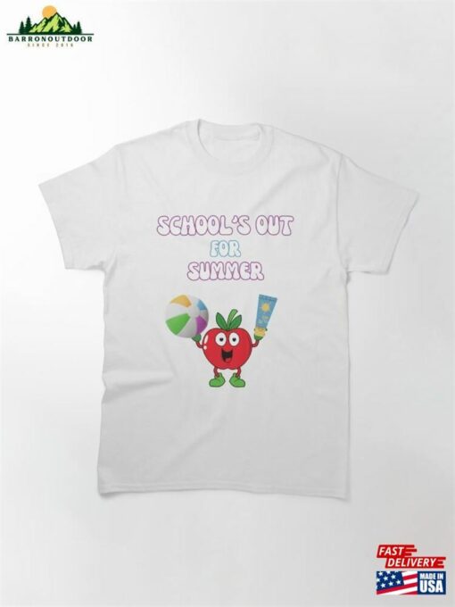 School’s Out For Summer Cute Retro Last Day Of School Teacher Classic T-Shirt Hoodie