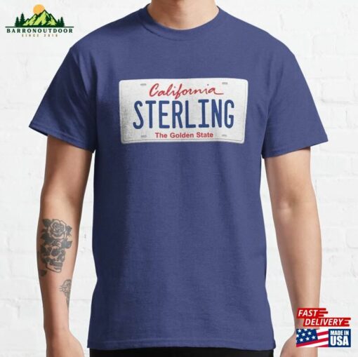 Sterling License Plate Ca Classic T-Shirt Hoodie